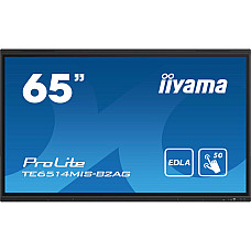 Дисплей 65" 16:9 інтерактивний VA РК , 3840х2160, P ureTouch-IR+, 24/7, 435 кд/м2, ОС Android 13,  SP  TE6514MIS-B2AG AX IIYAMA (TE6514MIS-B2AG AX) (1790487)