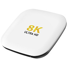 TV Медіаплеєр H96 MAX M2 4/32Gb/ Rockchip RK3528/ Android 13/ WiFi 2.4G+5G/BT 5.1/ білий (M2_4GB/32GB)