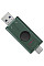USB флеш накопичувач Kingston 128GB DataTraveler Duo USB 3.2 / Type-C Black/Green (DTDEG2/128GB)