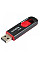 USB флеш накопичувач ADATA 64GB C008 Black+Red USB 2.0 (AC008-64G-RKD)