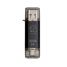 Флеш-накопичувач USB 3.0 32GB Type-C T&G 009 Star Series Black (TG009TC-32GBK3)
