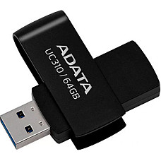 USB флеш накопичувач ADATA 64GB UC310 Black USB 3.0 (UC310-64G-RBK)