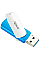 USB флеш накопичувач Apacer 128GB AH357 Ocean Blue USB 3.2 (AP128GAH357U-1) (1783395)