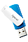 USB флеш накопичувач Apacer 128GB AH357 Ocean Blue USB 3.2 (AP128GAH357U-1) (1783395)