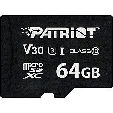 Карта пам`ятi MicroSDXC 64GB UHS-I/U3 Class 10 Patriot VX R90/W80MB/s (PSF64GVX31MCX)