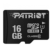 Карта пам`ятi MicroSDHC 16GB UHS-I Class 10 Patriot LX (PSF16GMDC10)