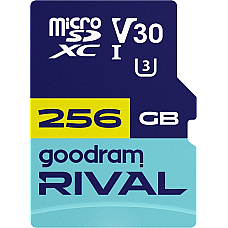 Карта пам`яті MicroSDXC 256GB UHS-I/U3 Class 10 Goodram + SD-adapter R100/W70MB/s + SD-adapter (GGSM3AA-2560R12)