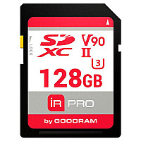 Memory card SD 128Gb GoodRAM IRDM PRO SDXC V90 UHS-II U3 Retail (IRP-S9B0-1280R11) (1463621)
