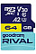 Карта пам`яті MicroSDXC 64GB UHS-I/U3 Class 10 Goodram + SD-adapter R170/W120MB/s + SD-adapter (GGSM2AA-0640R12)