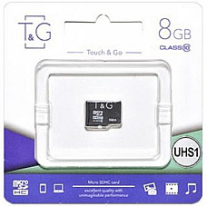 Карта пам`ятi MicroSDHC 8GB UHS-I Class 10 T&G (TG-8GBSD10U1-00)