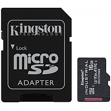 Карта пам`ятi MicroSDHC 16GB UHS-I/U3 Class 10 Kingston Industrial + SD-adapter (SDCIT2/16GB)