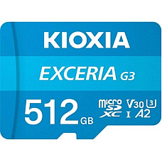 Карта пам'яті Kioxia 512GB microSDXC class 10 U3 V30 Exceria G3 (LMEX3L512GG2)