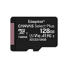 Карта пам`яті MicroSDXC 128GB UHS-I Class 10 Kingston Canvas Select Plus R100MB/s (SDCS2/128GBSP)
