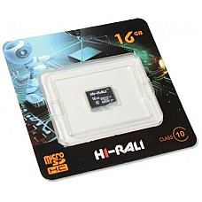 Карта пам`ятi MicroSDHC 16GB UHS-I Class 10 Hi-Rali (HI-16GBSD10U1-00)