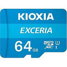 Карта пам`ятi MicroSDXC 64GB UHS-I Class 10 Kioxia Exceria R100MB/s (LMEX1L064GG2) + SD-адаптер