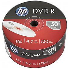 Диск DVD HP DVD-R 4.7GB 16X 50шт (69303/DME00070-3)
