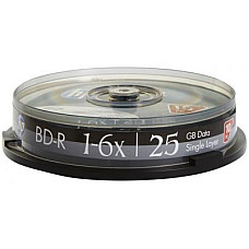 Диск BD HP BD-R 25GB 6X 10шт (69321/BRE00071-3)