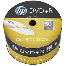Диск DVD HP DVD+R 4.7GB 16X 50шт (69305/DRE00070-3)