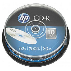 Диск CD HP CD-R 700MB 52X 25шт Spindle (69311/CRE00015-3)