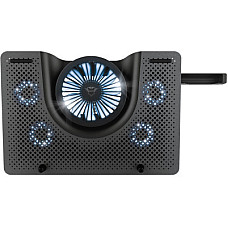 Охолоджуюча підставка для ноутбука Trust GXT 1125 Quno Blue LED 17.3