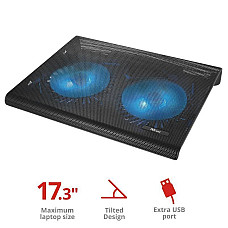 Охолоджуюча підставка для ноутбука Trust Azul Laptop Cooling Stand With Dual Fans (20104)