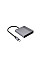 Док-станція Cablexpert USB-C 3-в-1 (A-CM-HDMIFDPF-01)