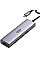 Док-станція USB3.1 Type-C --> HDMI 4K60Hz/USB 3.0x2/RJ45/SD/TF/PD 100W Ugreen CM512 Сіра (90568)