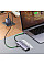 Док-станція USB3.1 Type-C --> HDMI 4K60Hz/USB 3.0x2/RJ45/SD/TF/PD 100W Ugreen CM512 Сіра (90568)