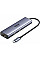 Док-станція USB3.0 Type-C --> USB-Ax2, 3.0/ 1xUSB-C 3.0/ DP4K60Hz/RJ45/ PD 100W CM512 сіра UGREEN (75643)