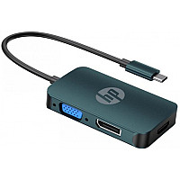 Порт-реплікатор HP USB3.1 Type-C --> HDMI/VGA/DP/, 0.2м (DHC-CT200)