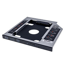 Фрейм-перехідник Grand-X HDD 2,5'' SATA2/SATA3 Slim 9,5mm (HDC-24С)