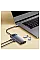 Адаптер Хаб Baseus Metal Gleam 4in1 USB-C (3xUSB-A+RJ45) Gray (WKWG070113) (1821037)
