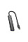 USB-хаб XO USB Type-C 3-в-1 (HUB014B.black)