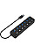 USB-хаб Gembird 7 ports Black (UHB-U3P7P-01) з вимикачами