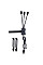 USB-хаб Lian Li USB2.0 1 to 3 Port (Type A Male) HUB, Black (G89.PW-U2TPAB.00)