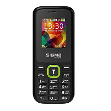 Мобiльний телефон Sigma mobile X-style 171 Mini Dual Sim Black/Green