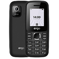 Мобiльний телефон Ergo B184 Dual Sim Black