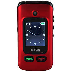 Мобiльний телефон Sigma mobile Comfort 50 Shell Duo Type-C Dual Sim Red/Black (4827798212516)