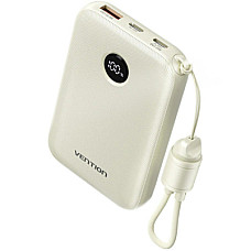 Батарея універсальна Vention 10000mAh 22,5W Fast Charging, USB-A, 2xUSB-C Beige (FKAN0-C)