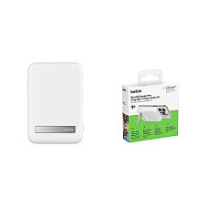 Акумулятор портативний літій-іонний Power Bank Belkin 8000мА·год, 15Вт, MagSafe Qi2, білий (1784410)