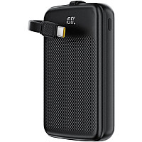 УМБ Acefast 10000mAh 22.5W PD,QC3.0 2xUSB-C,USB-A, with build Type-C cable, M13 Black (6974316283959)