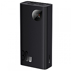 PowerBank Baseus Adaman2 Digital Display Fast Charge 10000mAh 30W 2*USB+Type-C PD3.0 QC3.0 Black Q40 (1782421)