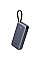 УМБ Ugreen 25000mAh 45W PD/QC, USB-A,USB-С IN/OUT, with built in USB-C cable (PB536) Gray (55988B)