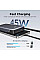 УМБ Ugreen 25000mAh 45W PD/QC, USB-A,USB-С IN/OUT, with built in USB-C cable (PB536) Gray (55988B)