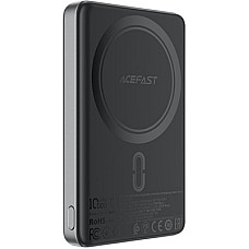 Батарея універсальна Acefast Magnetic Wireless 10000mAh 20W PD, QC/3.0, QI 15W, M12 Black (697431628