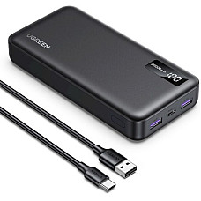 Батарея універсальна Ugreen 20000 mAh 22.5W Black (U_25683)