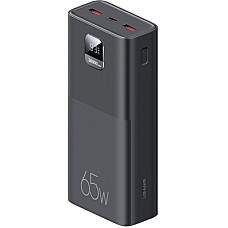 Батарея універсальна Usams PB68 30000mAh PD/3.0/65W, QC/3.0, Black (ATXLOGTC01)