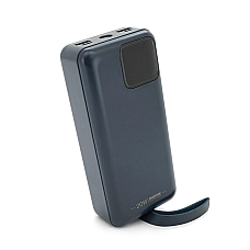 Power Bank Remax RPP-550 30000mAh USB+Type-C+ кабелю Lighting+Type-C 22.5W Black 0.67kg (1793946)