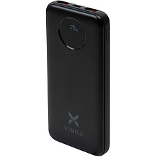 Батарея універсальна Vinga 10000 mAh 22.5W Display Black (VPBB1022)