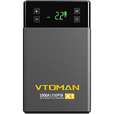 Автомобільний портативний Jump Starter X1 2500A з компресором 150PSI Vtoman (X1_VTOMAN) (1788851)